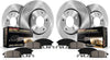 KOE5708 Autospecialty Front and Rear Replacement Brake Kit-Oe Brake Rotors & Ceramic Brake Pads