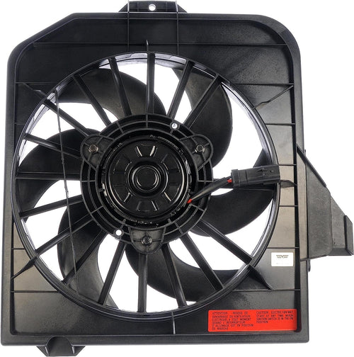 Dorman 620-017 Passenger Side Engine Cooling Fan Assembly Compatible with Select Chrysler / Dodge Models , Black