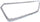 Grille Trim for SUBARU IMPREZA 2015-2016/XV CROSSTREK 2013-2015 Surround Chrome Sedan/Wagon