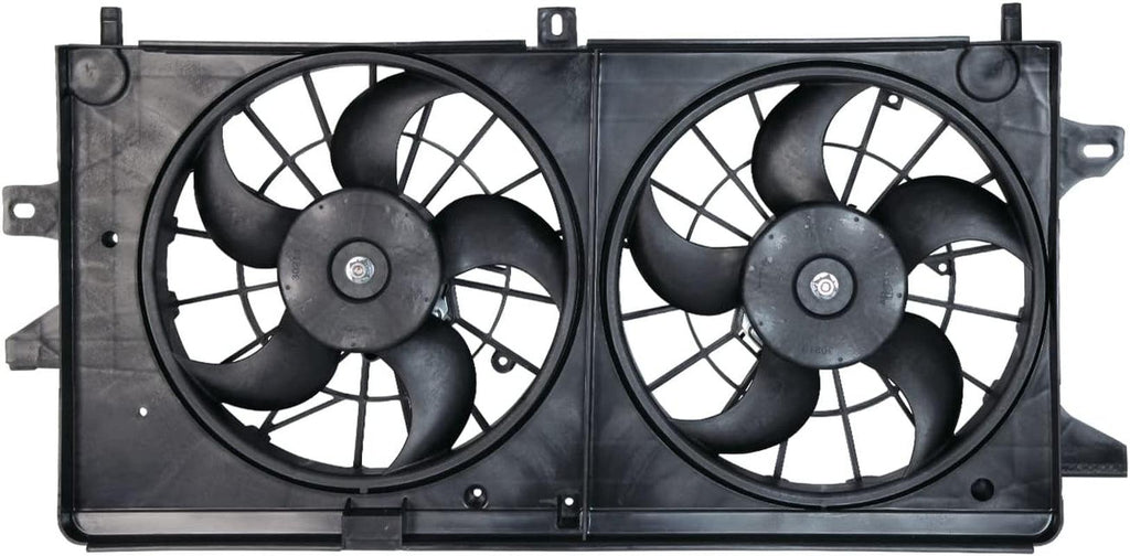 621360 Cooling Fan Assembly Compatible with 2004-2005 Chevrolet Impala , Black