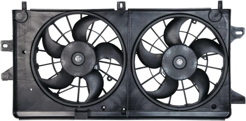 621360 Cooling Fan Assembly Compatible with 2004-2005 Chevrolet Impala , Black