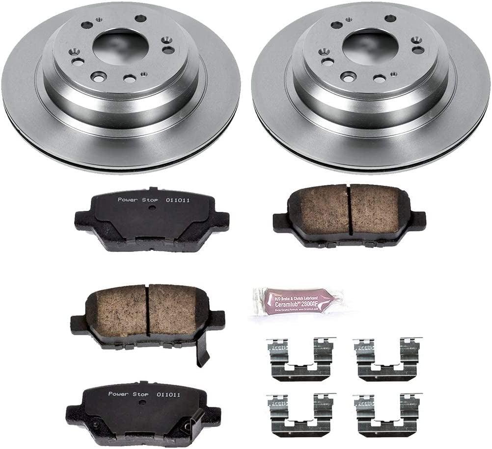 KOE4605 Autospecialty Rear Replacement Brake Kit-Oe Brake Rotors & Ceramic Brake Pads