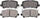 ADVICS AD1585 Disc Brake Pad Set