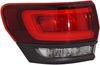 For Jeep Grand-Cherokee 2014-2021 Tail Light Driver Side | Outer | W/ Gray Bezel | 80Th Anniversary/Laredo/Limited/Overland/Summit Model | Granite Trim | Replacement for CH2805120 | 68368395AC