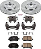 KCOE1617 Autospecialty 1-Click OE Replacement Brake Kit with Calipers