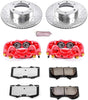 KC2324-36 Z36 Truck & Tow Front Caliper Kit-Drilled/Slotted Brake Rotors, Carbon-Fiber Ceramic Brake Pads, Calipers