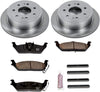 KOE4556 Autospecialty Rear Replacement Brake Kit-Oe Brake Rotors & Ceramic Brake Pads