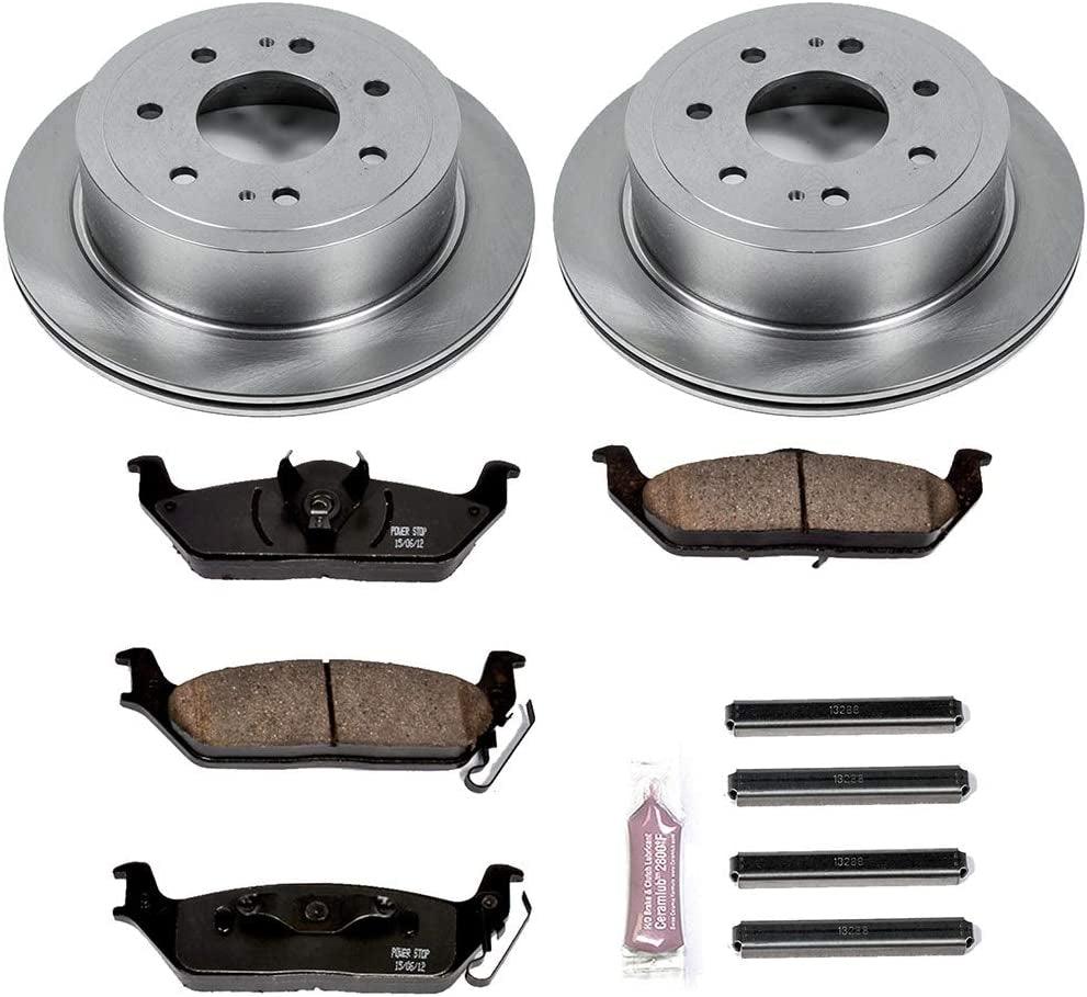 KOE4556 Autospecialty Rear Replacement Brake Kit-Oe Brake Rotors & Ceramic Brake Pads
