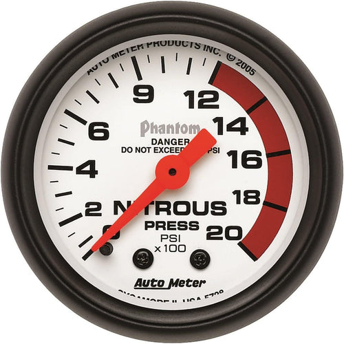 5728 Phantom Mechanical Nitrous Pressure Gauge