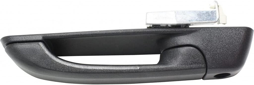 for Ram 1500 Exterior Door Handle Front, Driver Side Textured Black (2011-2017) | with Key Hole | Trim:All Submodels | CH1310160 | 55112383AD