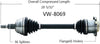 VW-8069 CV Axle Shaft