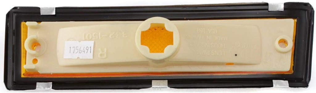 for Chevy C10 Suburban Side Marker Light 1982 83 84 85 1986 Passenger Side | Front | W/Chrome Trim | GM2551107 | 915558