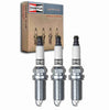3 Pc Champion Copper plus Spark Plugs Compatible with Mitsubishi Mirage G4 1.2L L3 2017