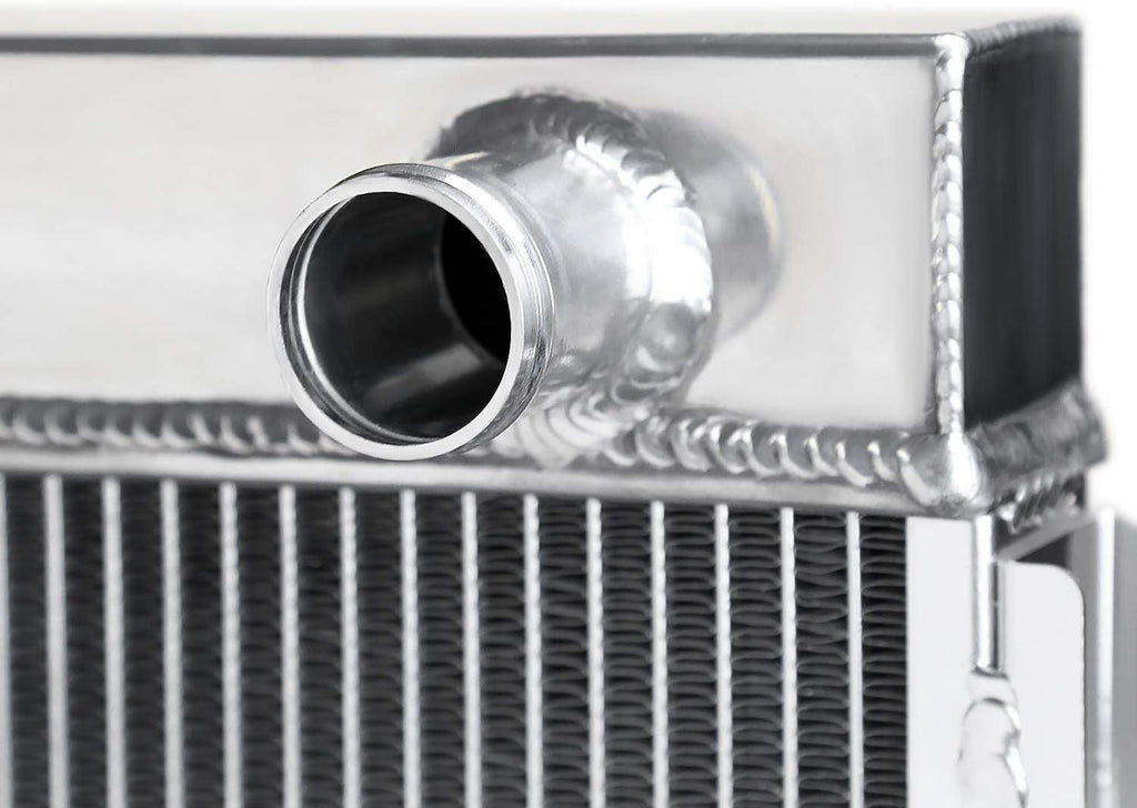 3 Core Mt Aluminum Cooling Radiator Compatible with Ford Mustang Shelby V8 1964-1966