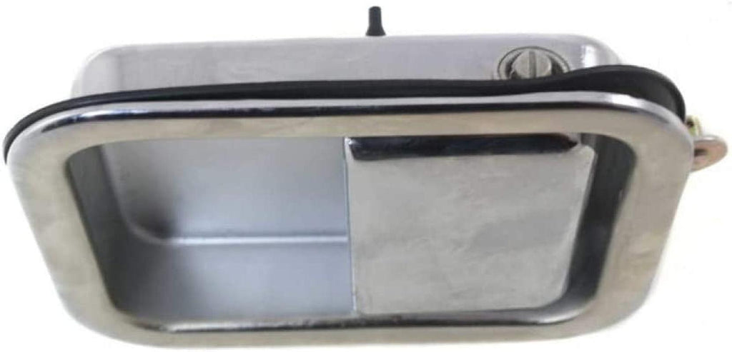 Compatible with Jeep Wrangler YJ Exterior Door Handle 1987-1995 Passenger Side | Front | Chrome | Trim: All Submodels | CH1310167 | J5758173-PFM