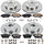 KOE4276 Autospecialty Front and Rear Replacement Brake Kit-Oe Brake Rotors & Ceramic Brake Pads