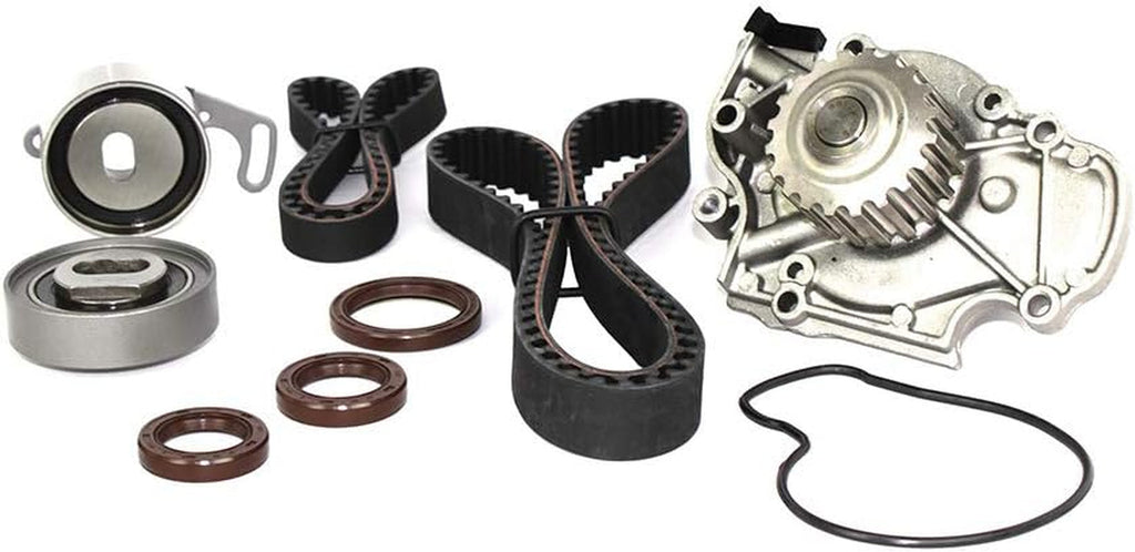 DNJ TBK214WP Timing Belt Kit with Water Pump/For 1994-2002 / Acura, Honda, Isuzu/Accord, CL, Oasis, Odyssey / 2.2L, 2.3L / SOHC / 16V / 2156Cc, 2234Cc, 2254Cc / F22B1, F23A1, F23A4, F23A5, F23A7