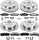 KOE1552 Autospecialty Front and Rear Replacement Brake Kit-Oe Brake Rotors & Ceramic Brake Pads