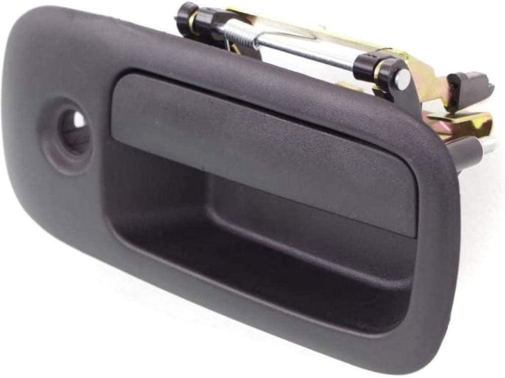 For Chevy Express 1500 Exterior Door Handle Rear Passenger Side - Side Hinged Door Textured Black 2010-2014 | with Key Hole | Trim: Base/Ls/Lt | GM1521152 | 23473841