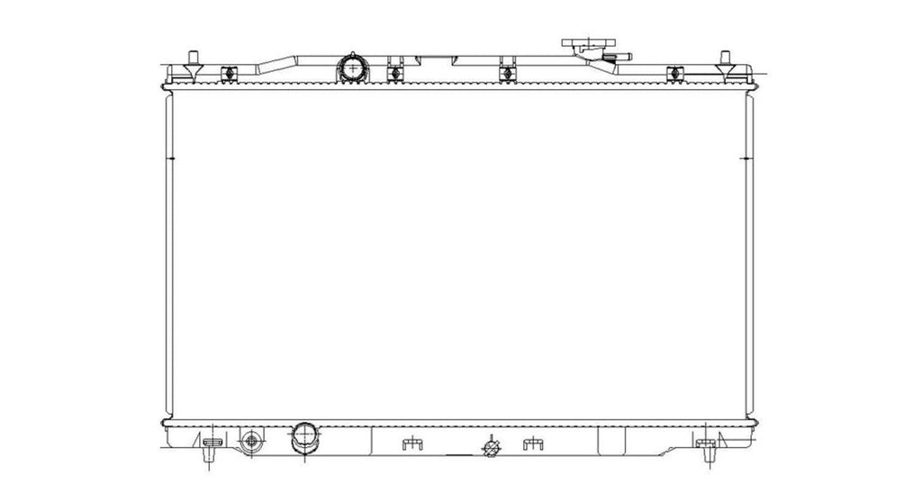 13314 Radiator Assembly for 13314 HO3010230 DPI Datapoint Inc Partslink Cv