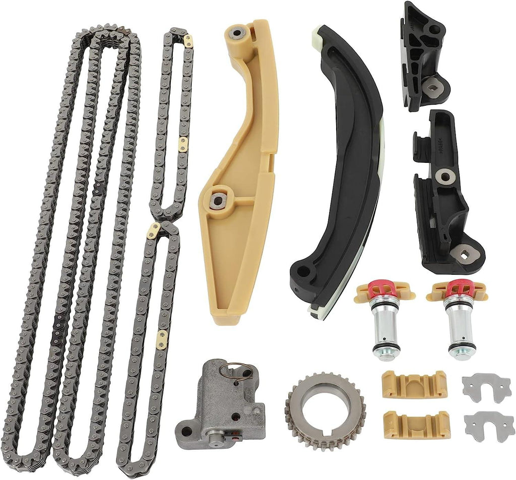 13-PC Set Engine Timing Chain Kit FIT for Ford F-150 Explorer Mustang Edge Transit-250 350 Taurus Flex for Lincoln MKZ MKX MKS