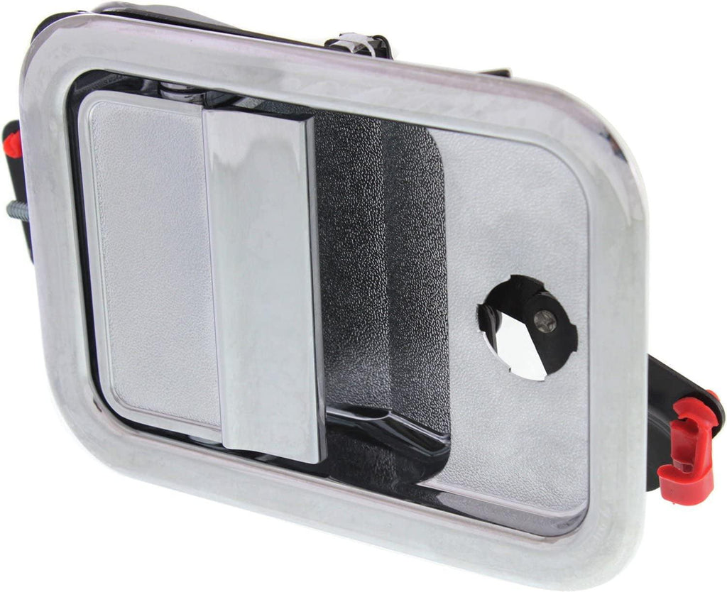Front Exterior Door Handle Compatible with 2005-2014 Freightliner Argosy and 2005-2011 Freightliner Century Class, Set of 2, Driver and Passenger Side, Chrome