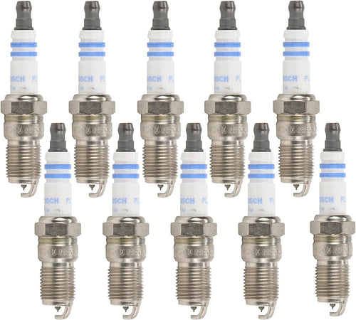 Premium Platinum Set of 10 Pregapped Spark Plugs for Dodge Ram 2500 Ram 3500 V10