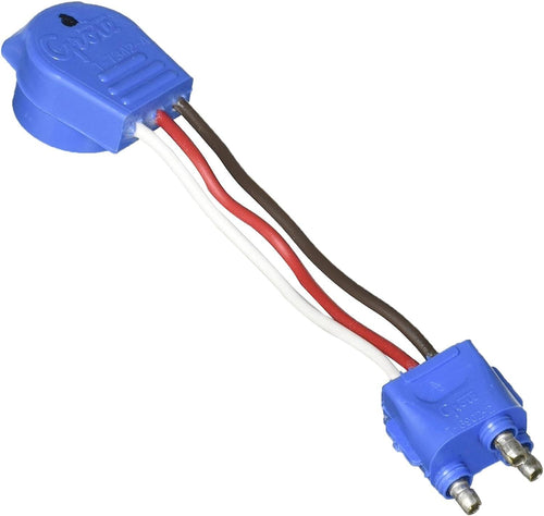 66831 Adapter Plug (Male Pin to 90° Female Pin Termination) , Blue