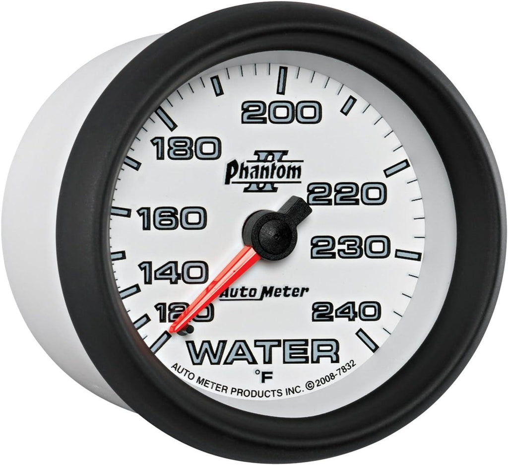 7832 Phantom II 2-5/8" 120-240 F Mechanical Water Temperature Gauge