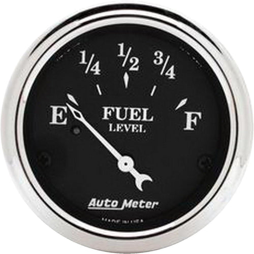 1718 Old TYME Black Fuel Level Gauge, 2 1/16
