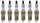 6 OEM FORD Motorcraft SP413 Spark Plugs AGSF32N 3.0L V6