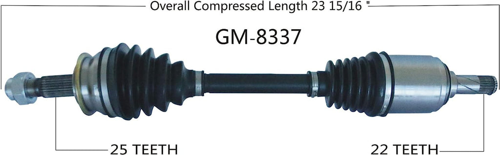 GM-8337 CV Axle