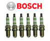 Spark Plug Set 6Pcs OEM Bosch for BMW E36 E46 E38 E39 E53 E83 6 Cylinder Engine