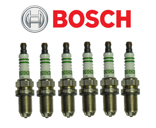 Spark Plug Set 6Pcs OEM Bosch for BMW E36 E46 E38 E39 E53 E83 6 Cylinder Engine