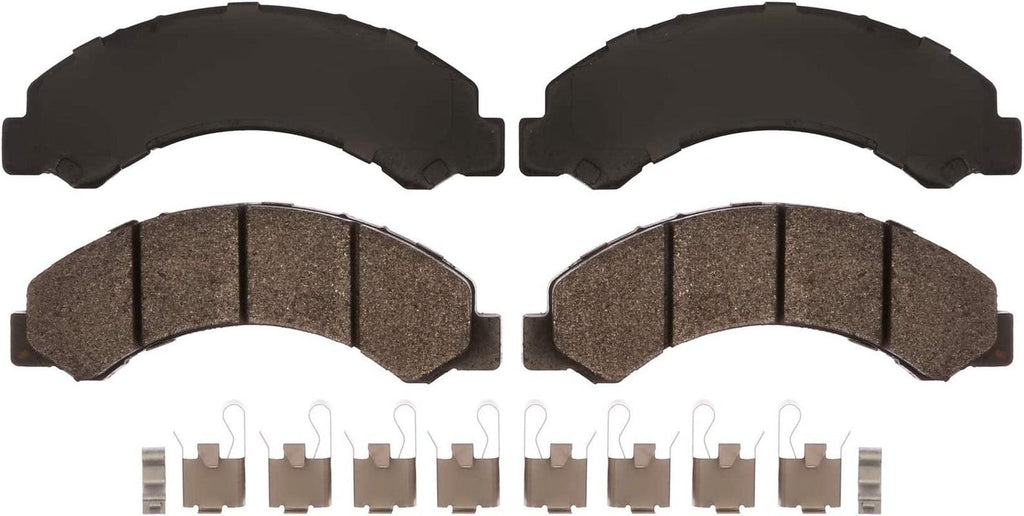 Gold 17D825MH Semi-Metallic Front Disc Brake Pad Set