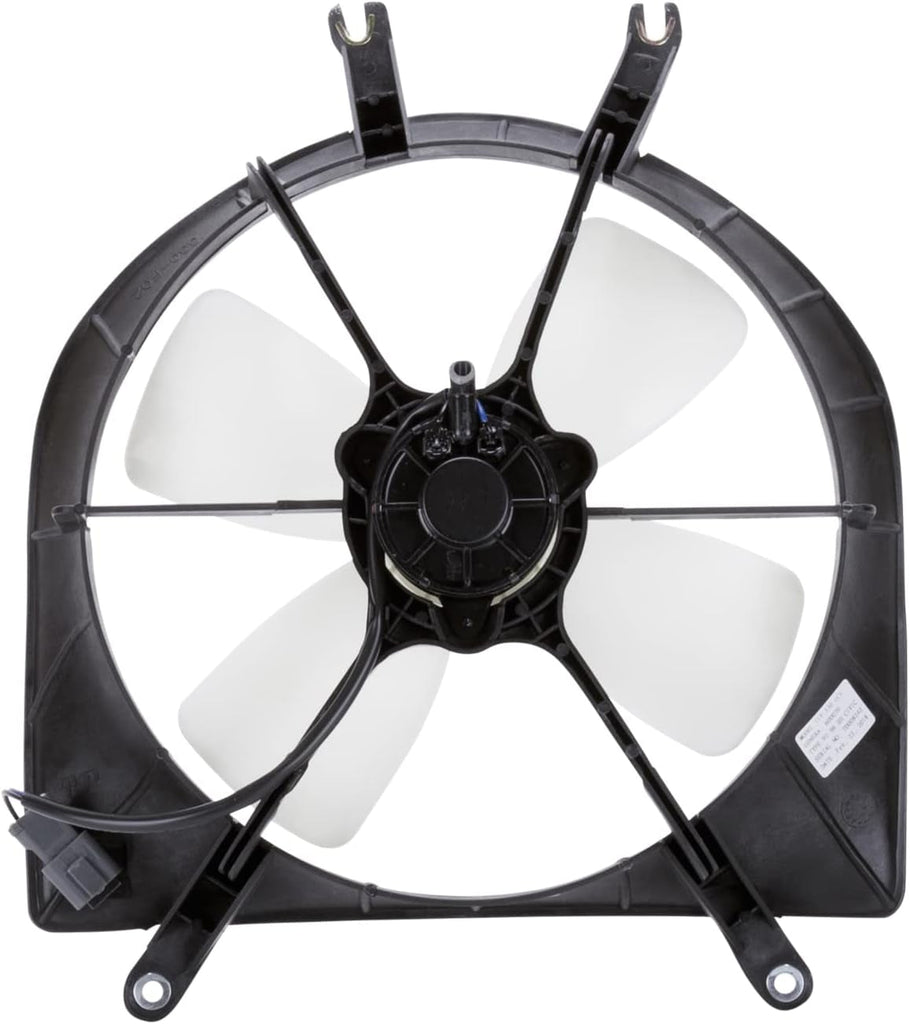 600070 Cooling Fan Assembly Compatible with 1992-1998 Honda Civic Black