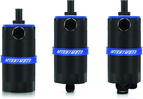 Baffled Oil Catch Can, Blue