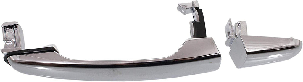 Front Exterior Door Handle Set of 4 Compatible with 2004-2008 Chevrolet Malibu, Fits 2005-2009 Chevrolet Equinox Chrome Passenger Side or Rear Driver and Passenger Side