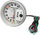 3910 Sport-Comp Silver Tachometer,5.000 In.