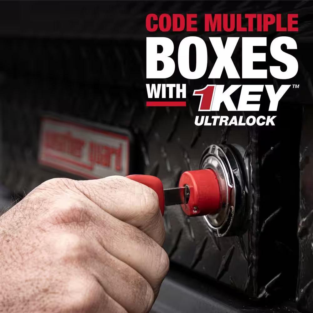 62.5 In. Matte Black Aluminum Compact Low Profile Crossover Truck Tool Box