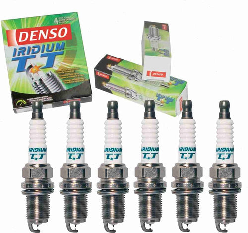 6 Pc DENSO Iridium TT Spark Plugs Compatible with Toyota Sienna 3.0L 3.3L V6 1998-2006