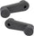 Front Window Crank Handle Black LH RH Pair for HD Freightliner Truck New