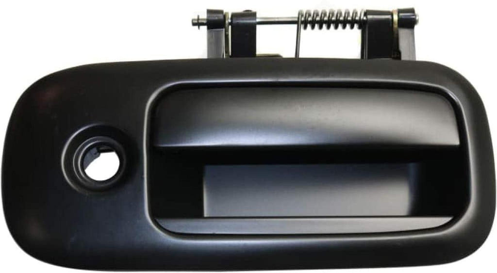 For Chevy Express 1500 Exterior Door Handle Rear Passenger Side - Side Sliding Door Smooth Black 2010-2014 | with Key Hole| Trim: Base/Ls/Lt