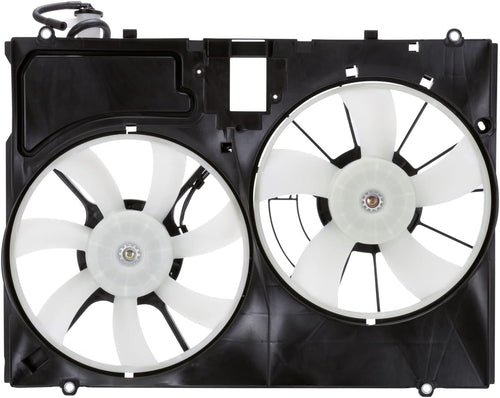 622080 Cooling Fan Assembly Compatible with 2007-2010 Toyota Sienna, Black
