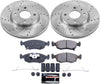 K6290 Front Z23 Carbon Fiber Brake Pads with Drilled & Slotted Brake Rotors Kit