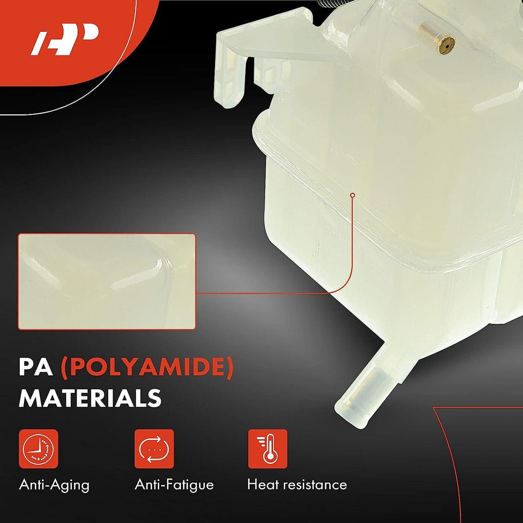 A-Premium Engine Coolant Overflow Recovery Reservoir Tank [W/ Cap & Tubing] Compatible with Chevrolet Captiva Sport 2012-2015 [2.4L 3.0L], Saturn Vue 2008-2010 [2.4L 3.5L 3.6L ], Replace# 20813489