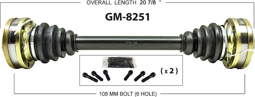 GM-8251 CV Axle