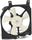 OEM-RF-0866 Factory Style A/C Condenser Fan Assembly Compatible with 91-00 Sentra / 91-99 Tsuru / 91-93 NX