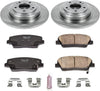 KOE6168 Autospecialty Rear Replacement Brake Kit-Oe Brake Rotors & Ceramic Brake Pads