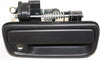 Front Exterior Door Handle Kit Compatible with 1995-2004 Toyota Tacoma Textured Black Driver and Passenger Side
